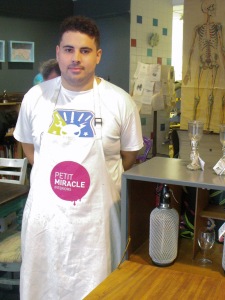 Pic: Ve. Petite Miracle's workshop manager Amid